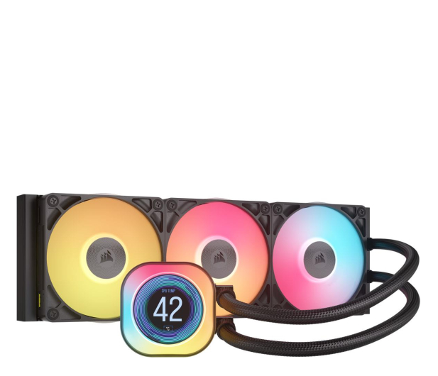 CORSAIR iCUE LINK TITAN 360 RX LCD 3x120mm - 1286806 - zdjęcie